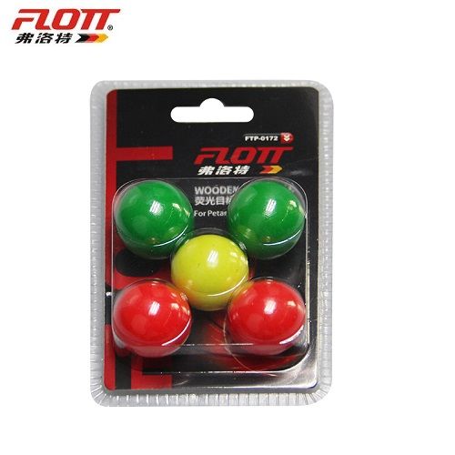 Flott Buts Cochonnet Pétanque en Bois 05 Pcs FTP-0172