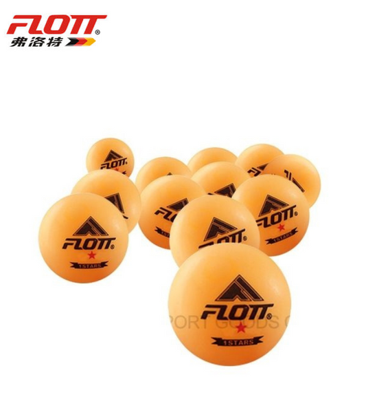 Balles Tennis de Table 01 étoile (60 Pcs) Flott FTT-0919