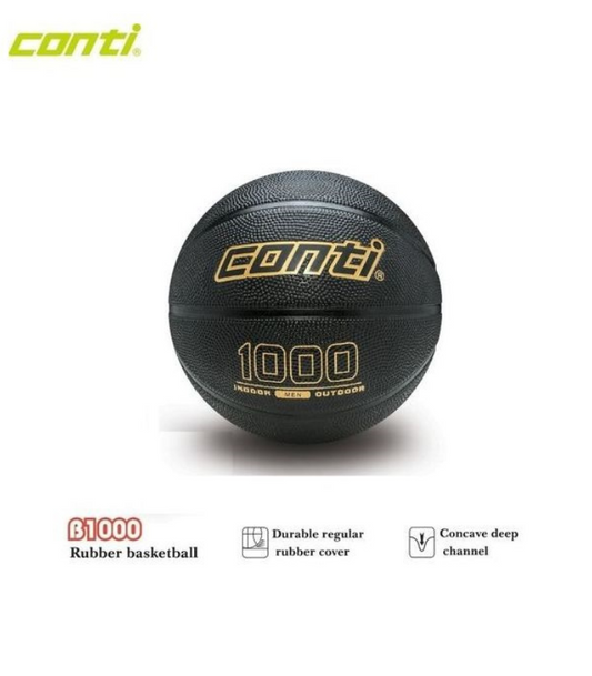 Ballon Basket Conti Taille N°5 Rubber REF-B1000-05