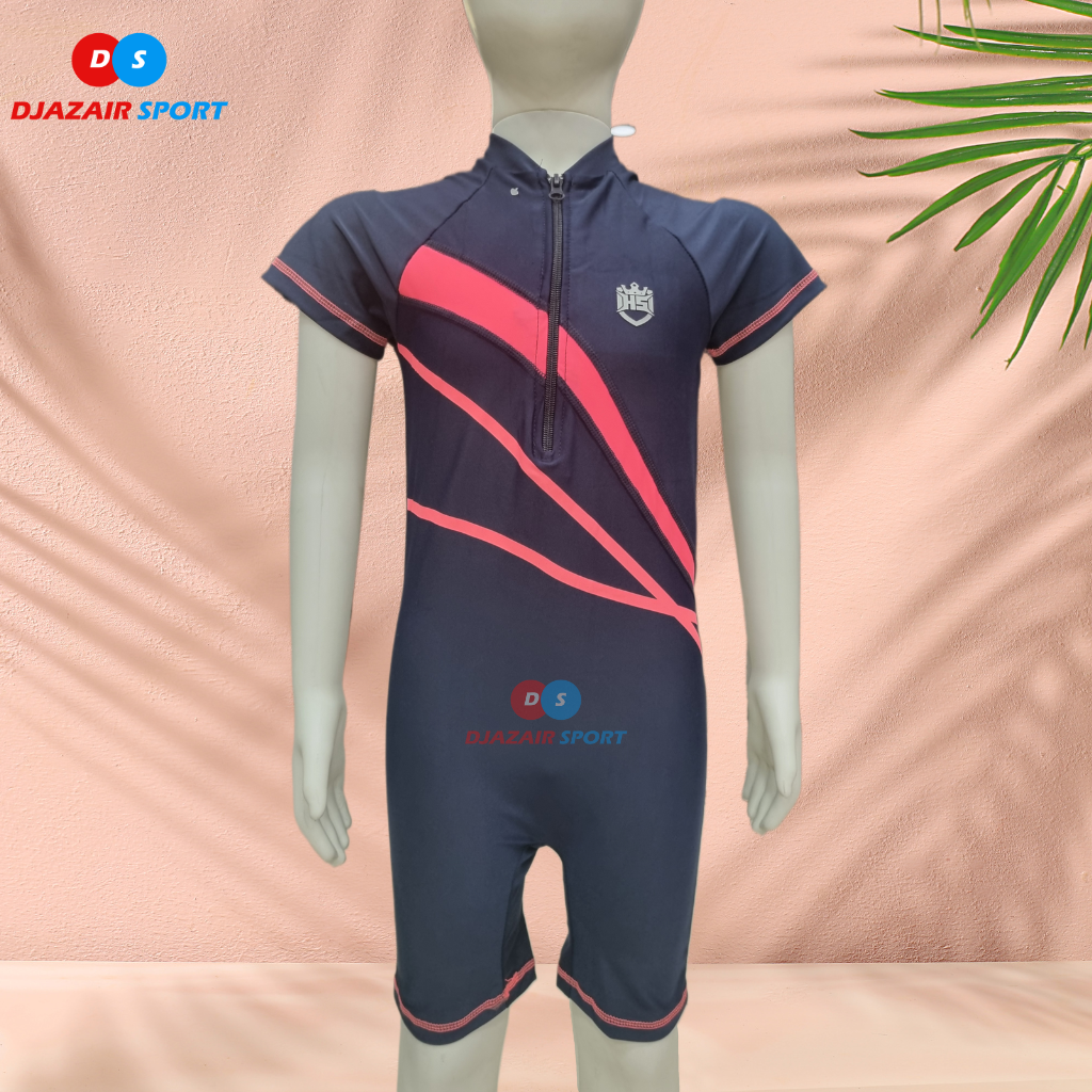 Maillot Combinaison Enfants Pour Natation ou Plage "Bleu Nuit" REF-6116