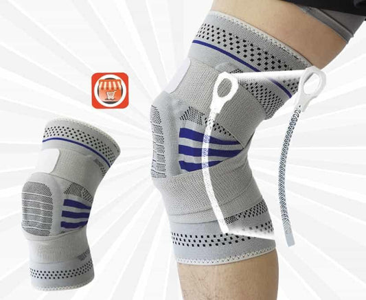 Genouillère silicone protection rotule avec rembourrage A597 دعم الركبة السيليكون