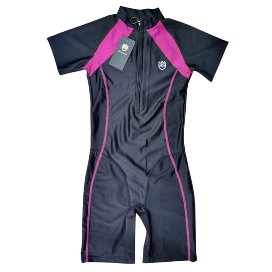 Maillot Combinaison Natation Femme HS -ROSE REF-6318