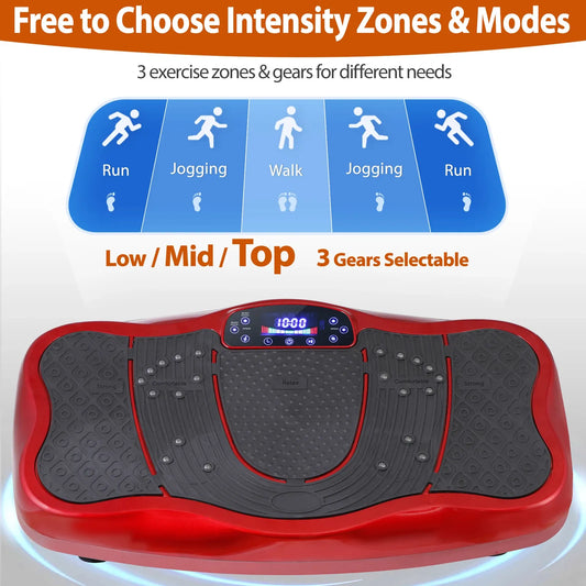 Plateforme Vibrante Fitness 120 Vitesses Bluetooth