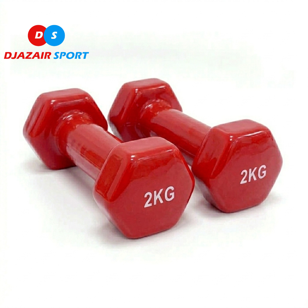 Paire Haltères 2 kg Rouge REF-04009