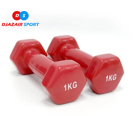 Paire Haltères 1 kg Rouge REF-04013