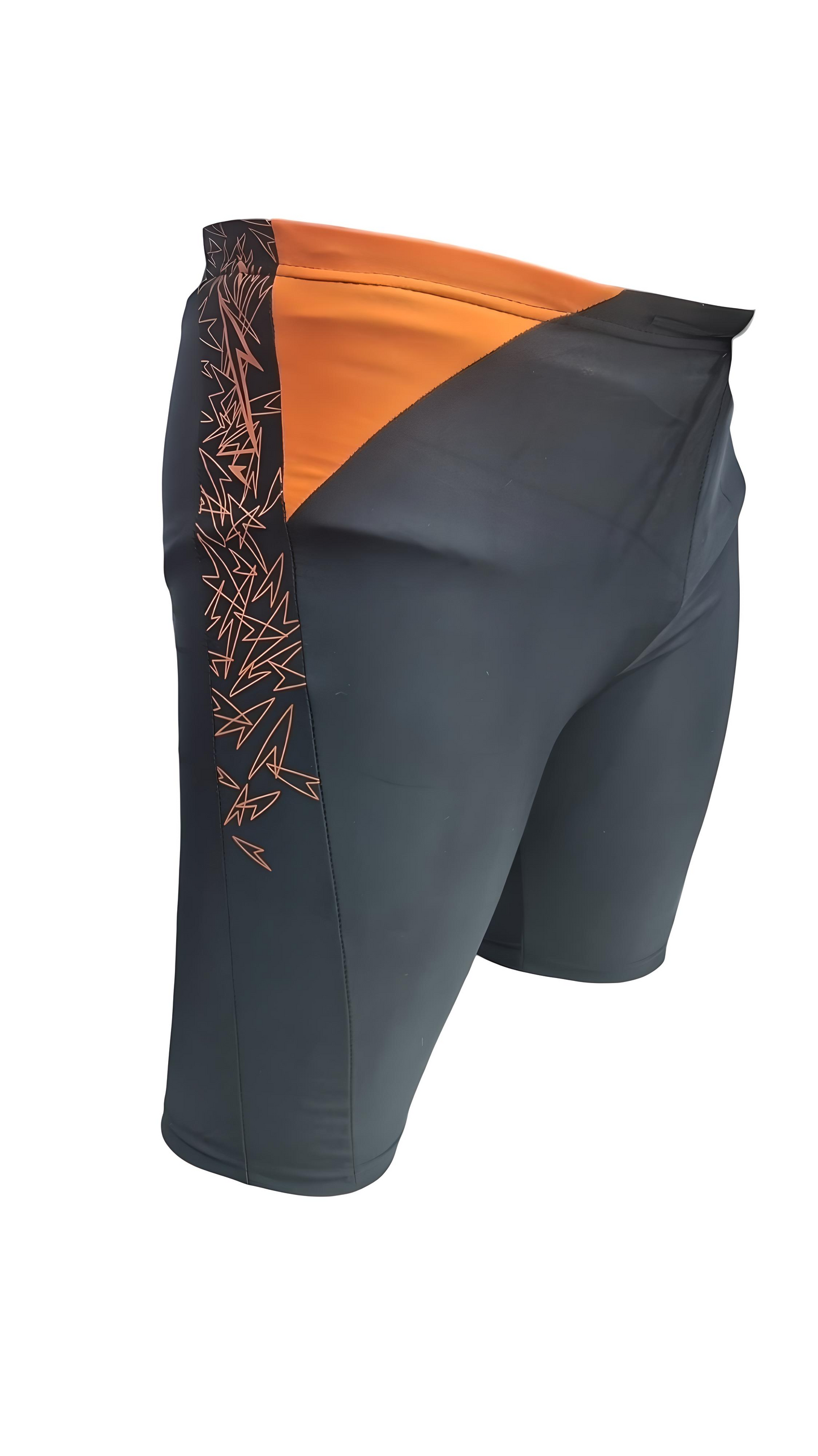 Maillot Cycliste Short Natation Pour Homme Orange ملابس السباحة