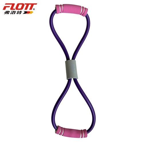 Bande de Résistance en Forme de 8 Musculation Fitness Yoga -Rose 1208