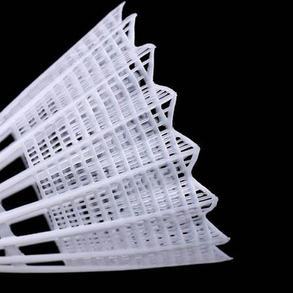 Flott Volant de badminton en plastique (12 Pcs)