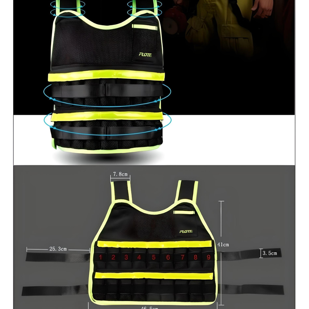 Gilet Lesté De Musculation et Cross Training Flott