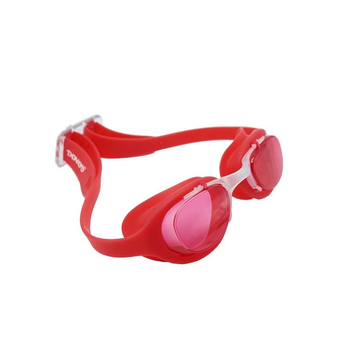 Lunette de natation Dovod pour junior , pont de nez réglable (S.M.L) 6110 Rouge