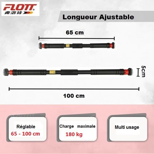 Flott Barre deTraction Réglable ( 65 - 100 cm ) FHB-1281