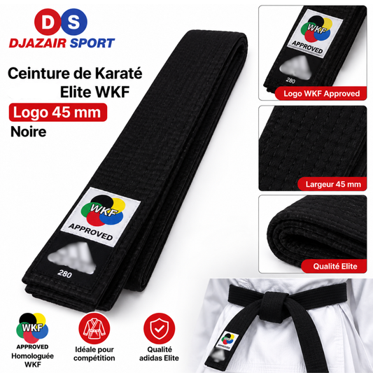 Ceinture Noir D'arts Martiaux Original ADIB242K