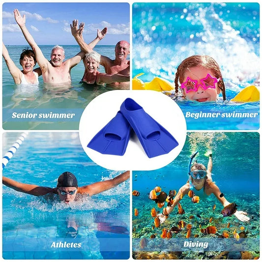 Palmes De Natation En silicone Souples CIMA - Noir PP-1916N-CM