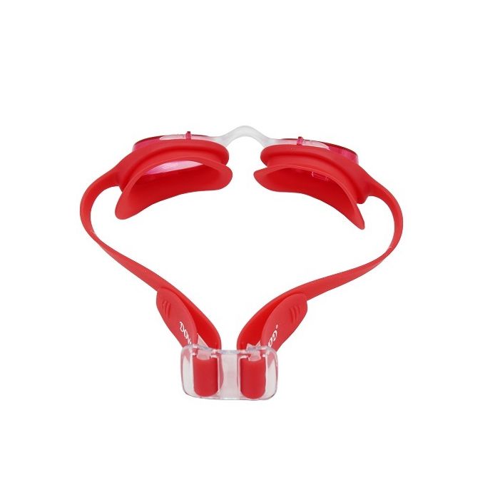 Lunette de natation Dovod pour junior , pont de nez réglable (S.M.L) 6110 Rouge