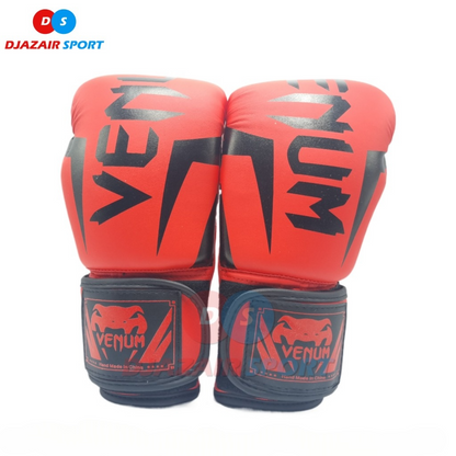 Gants De Boxe Venum Très Bonne Qualité Rouge قفازات فينوم "الأكثر شيوعا" عالية الجودة Rouge