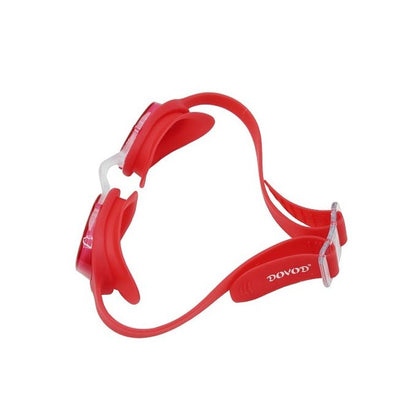 Lunette de natation Dovod pour junior , pont de nez réglable (S.M.L) 6110 Rouge