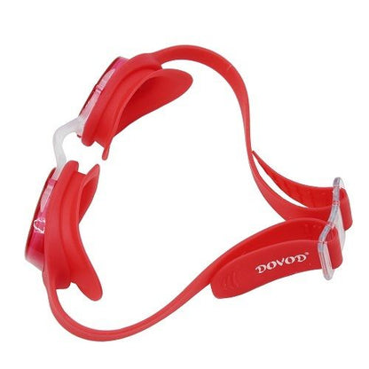 Pack Natation Enfants Lunette DOVOD + Bonnet -Rouge