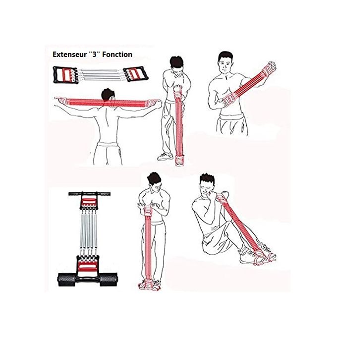 Extenseur Avec "3" Fonction Pour L'entraînement Du Corps Entier FCP-1205