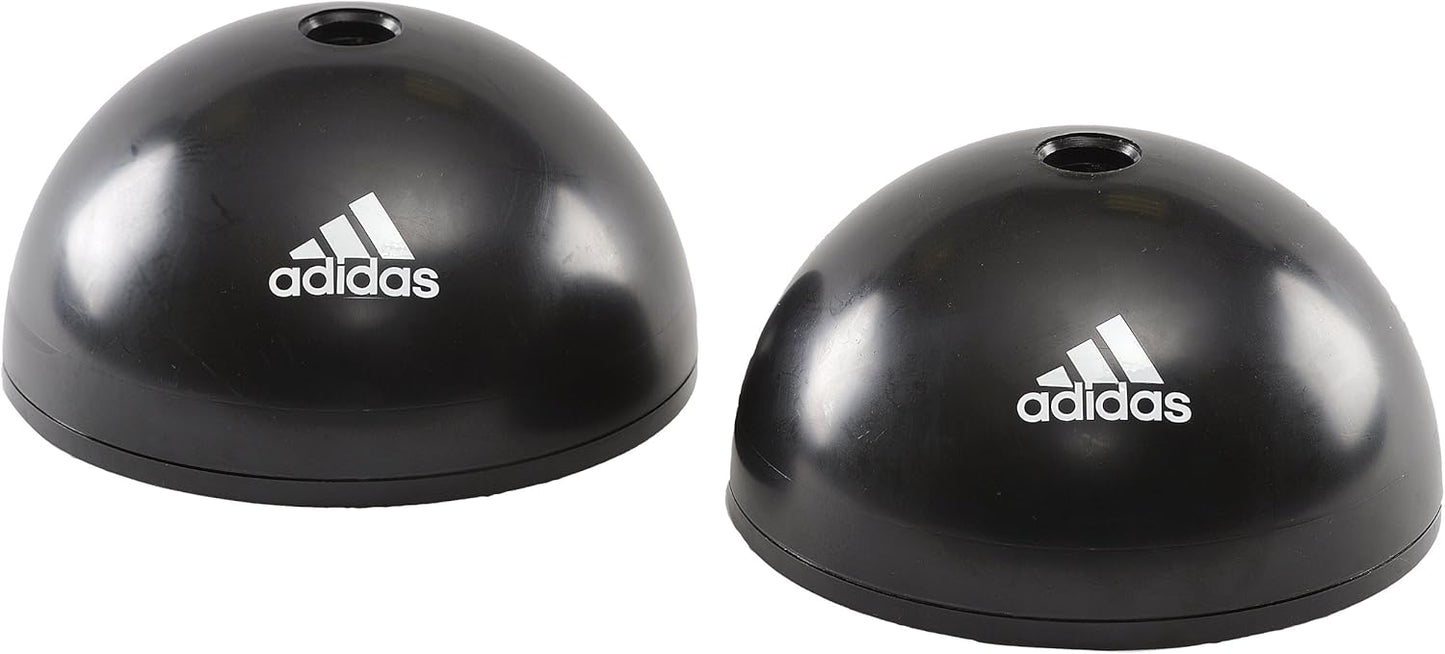 Bases d'agilité unisexes pour adultes Adidas Adsp-11521, noir, taille unique (lot de 2)