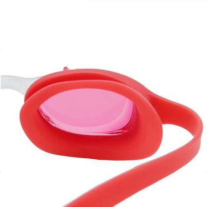 Pack Natation Enfants Lunette DOVOD + Bonnet -Rouge