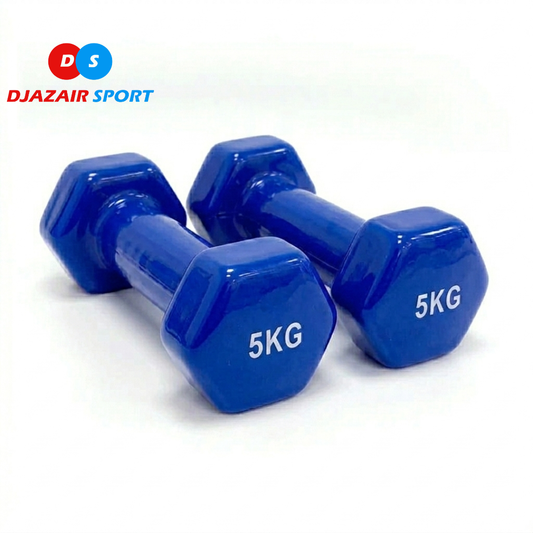 Paire Haltères 5 kg Bleu REF-04006