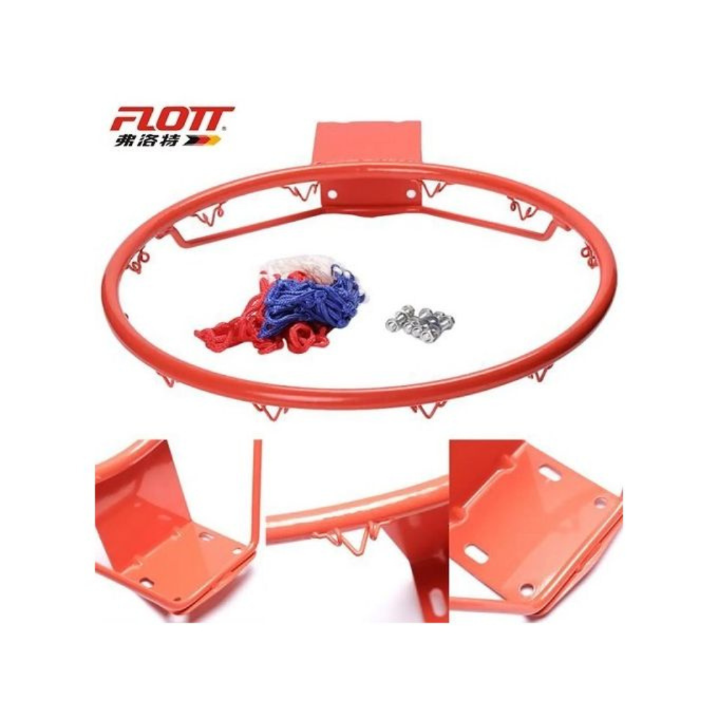 Flott Cerceau de Basket Ball 45 cm avec filet