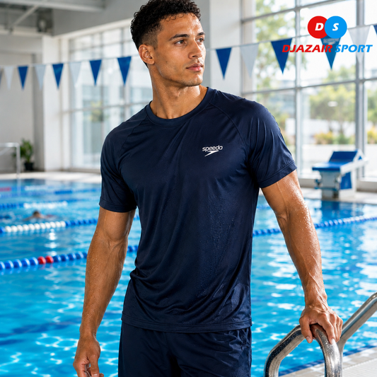 T-Shirt Natation Et Sport SPEEDO "Bleu Nuit" REF-06012