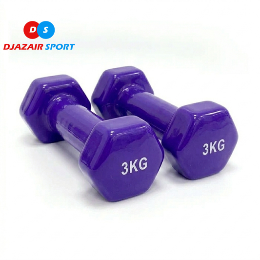 Paire Haltères 3 kg Violet REF-04011