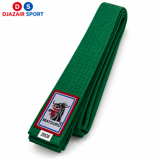 Ceinture Vert D'arts Martiaux Matsuru REF-0013