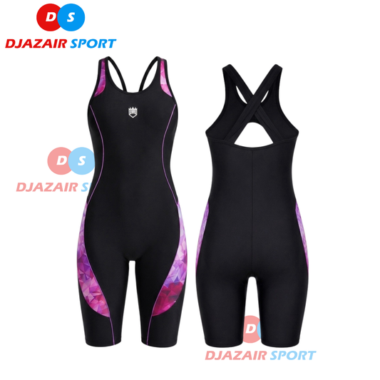 Maillot De Bain 1 Pièce Natation "Croisé" REF-06007