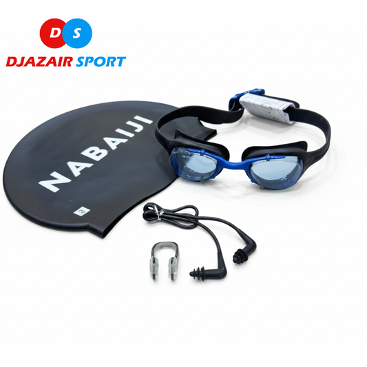 Packs Lunettes Natation Nabaiji Bleu Claires + Bonnet REF-PACK8