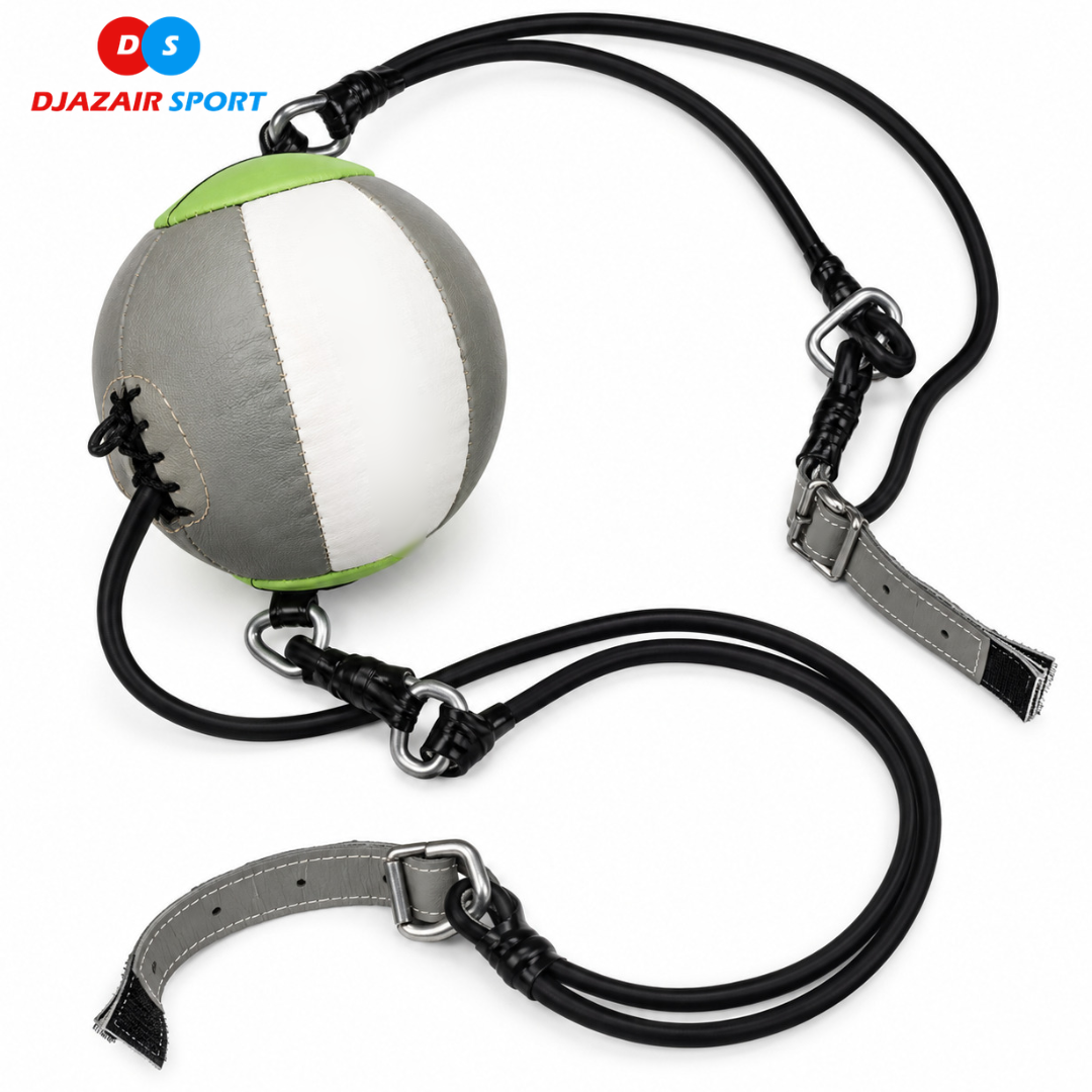 Ballon Punchingball Double élastique En Cuir Original RE-21419