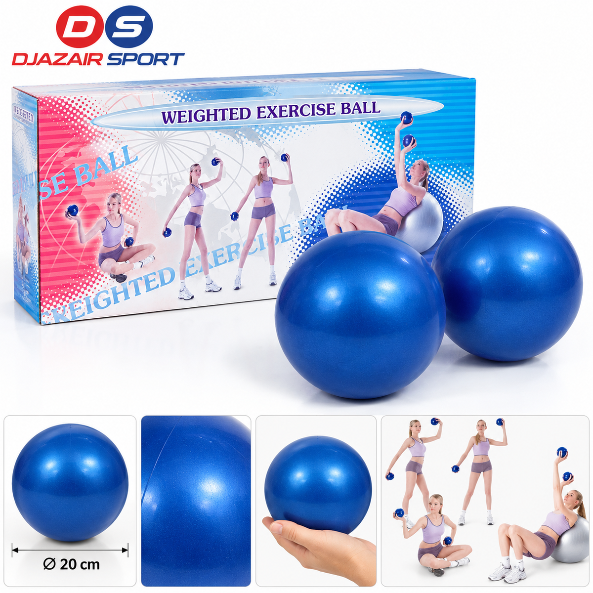 Ball D'exercice D'entrainement 2 pcs WEB-02-2LB