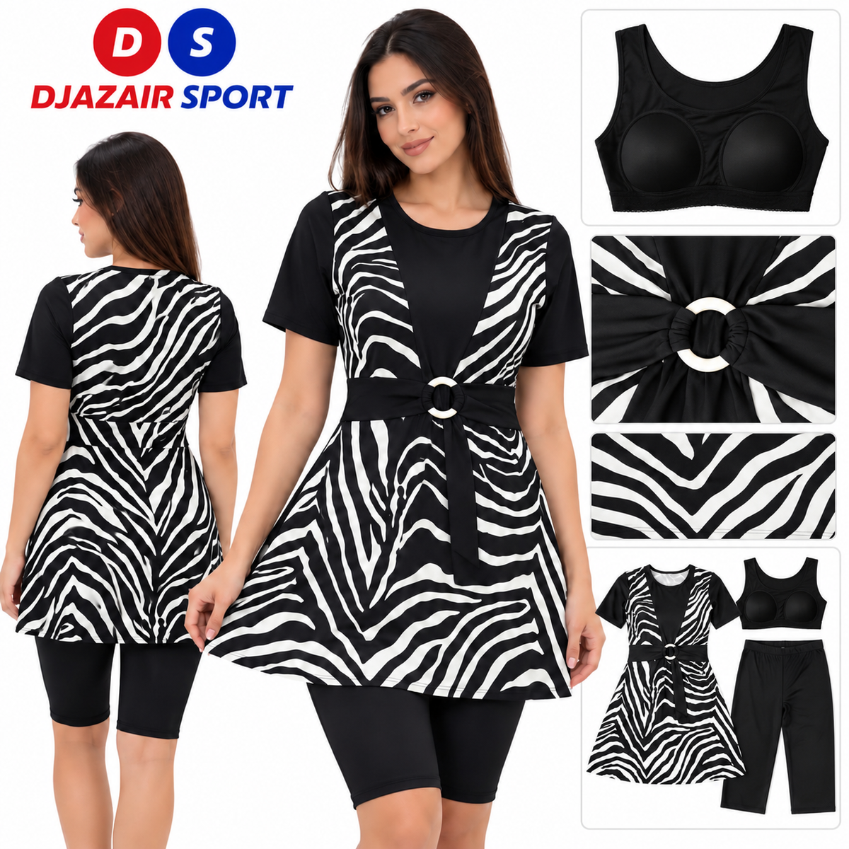 Maillot De Bain Robe Zebra REF-131904