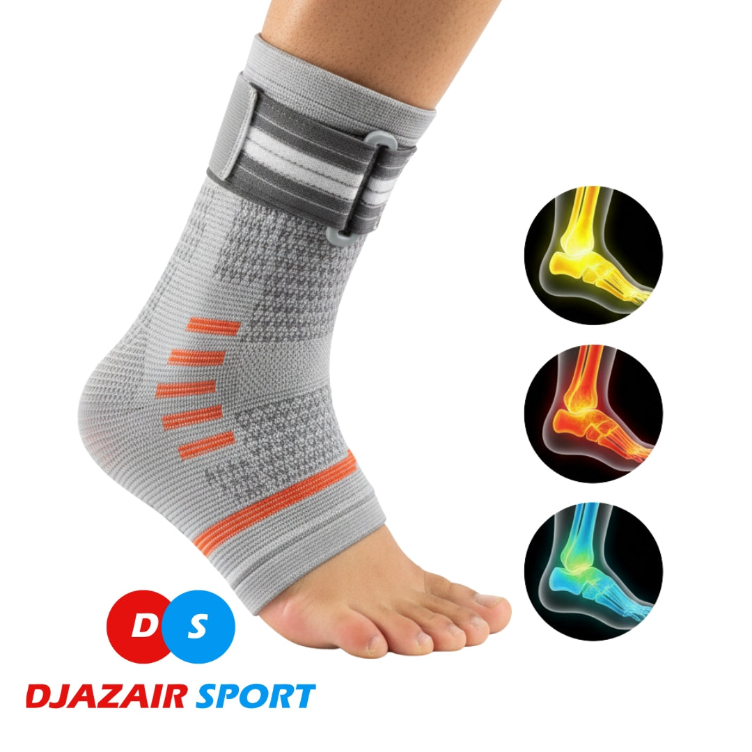 Support Bondage Chevillère Élastique & Réglable à Sangle YC-7336