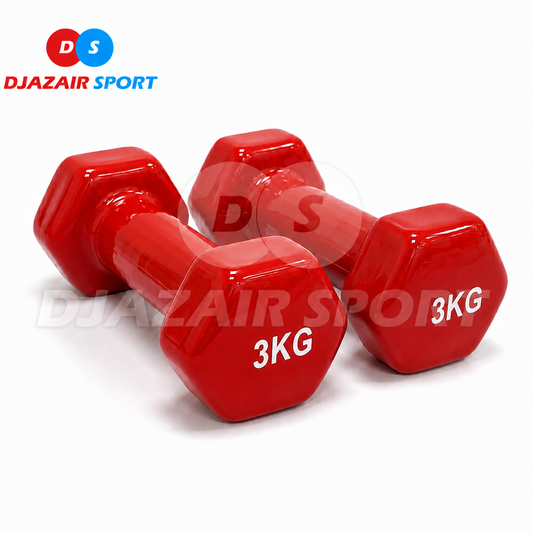 Paire Haltères 3 kg Rouge REF-04011