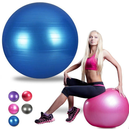 Ballon De Yoga Suisse Stretches, Équilibre, Résistance À La Tension, Gymnastique, Fitness A La Maison 75 cm