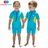 Maillot Combinaisont Natation Comfortable Trait Jaune REF-1164