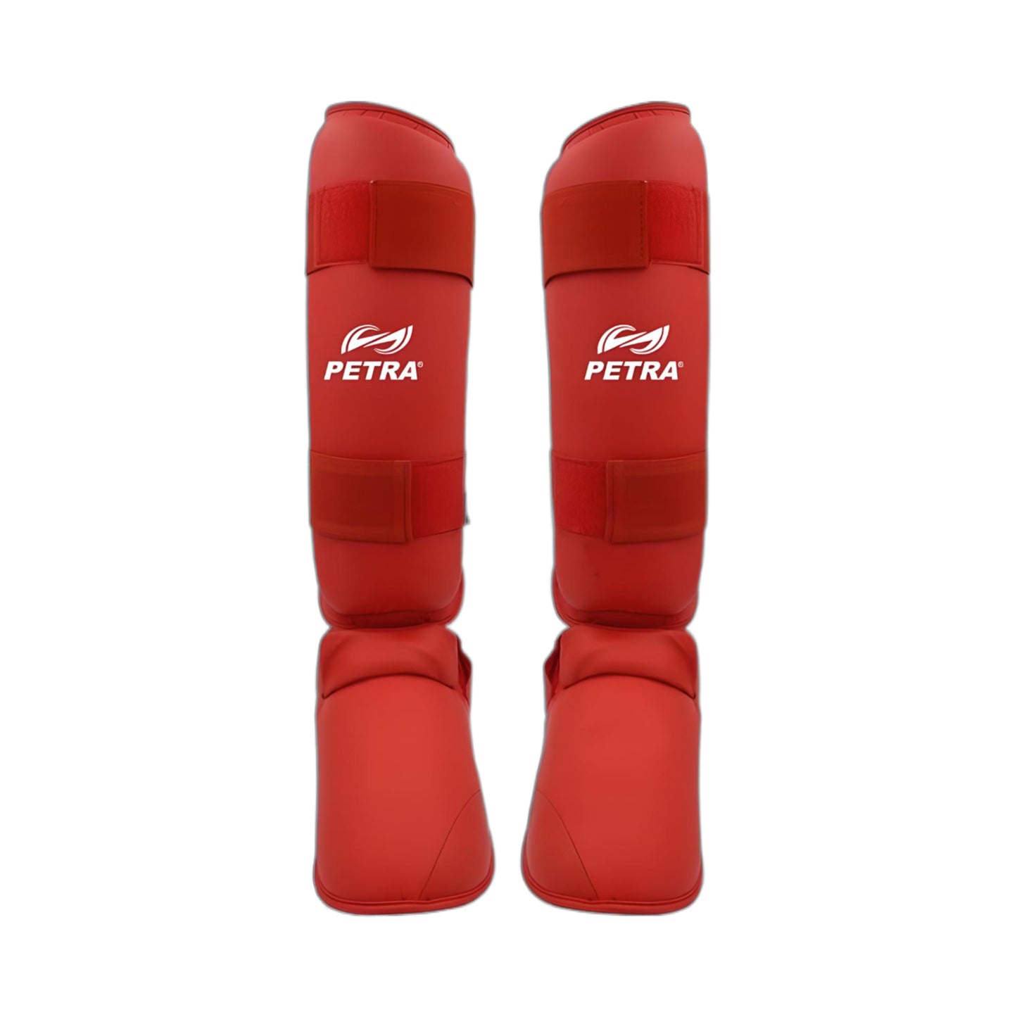 Protège Tibia Pieds-Karate Petra Rouge