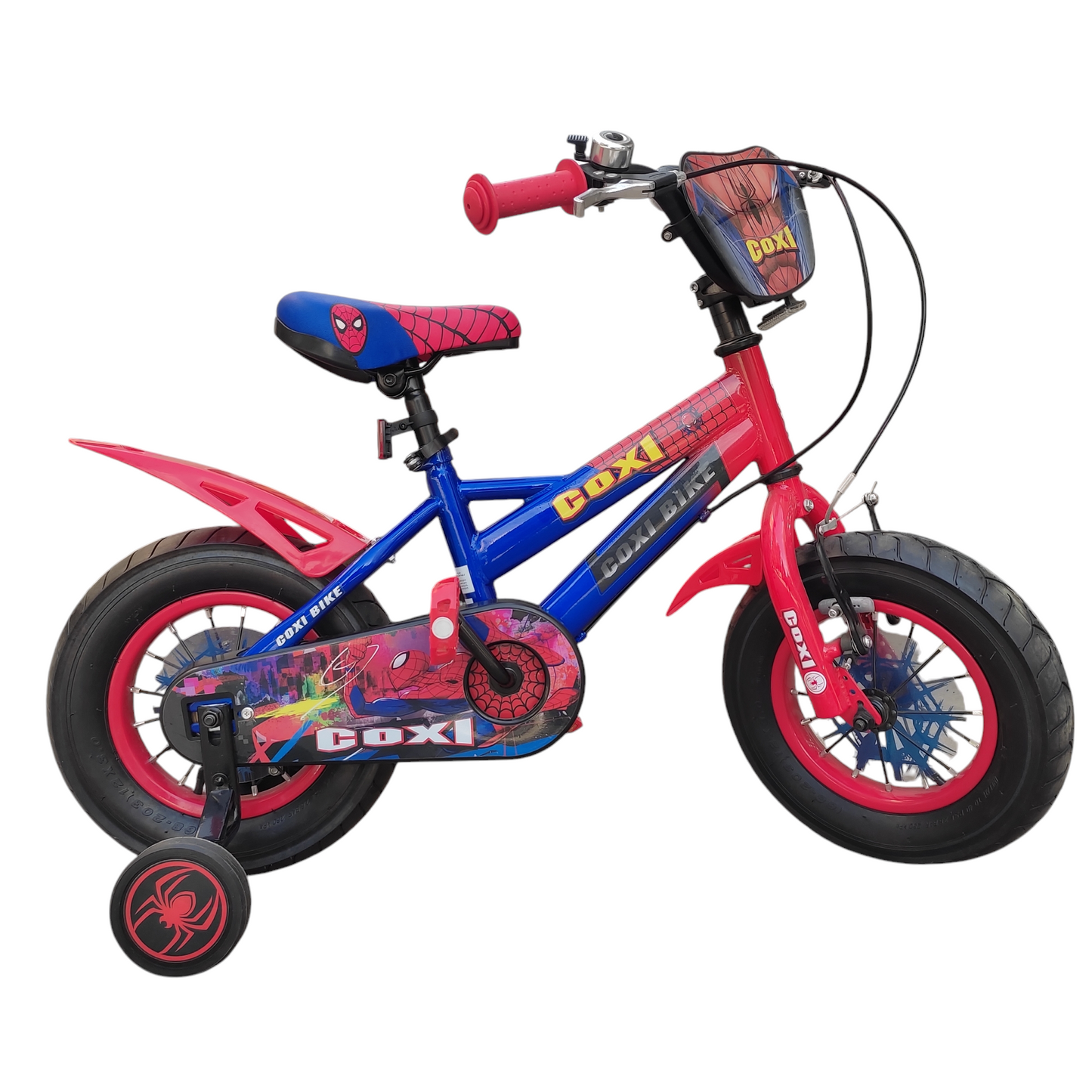 Vélo Coxi 12 pouces (3-5 ans)  Édition Spiderman