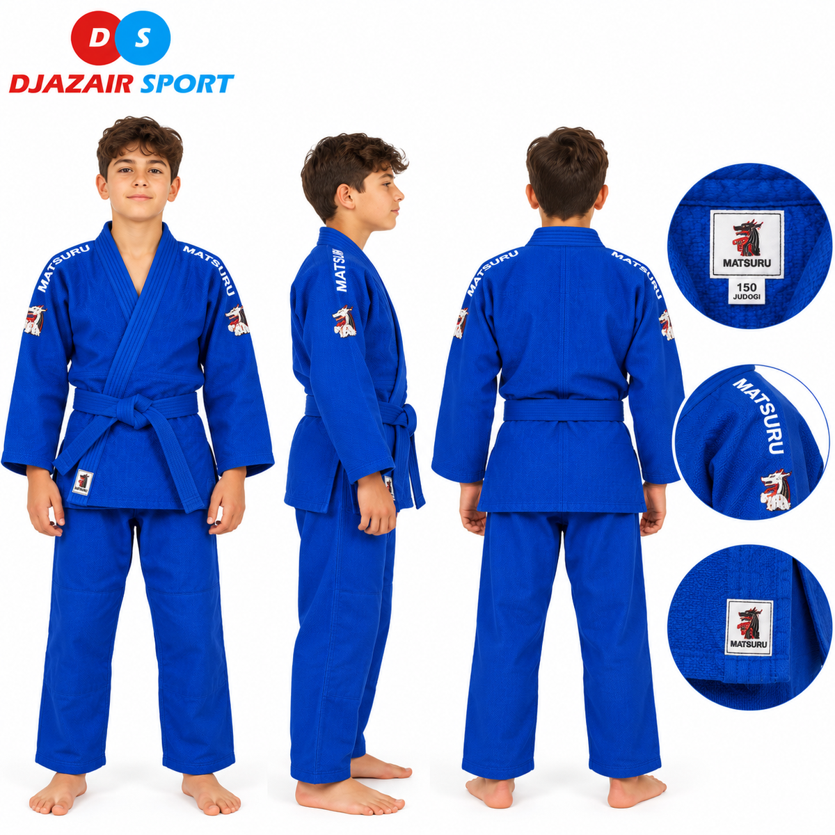 Kimono Judo Matsuru Orignal Bleu DJC118