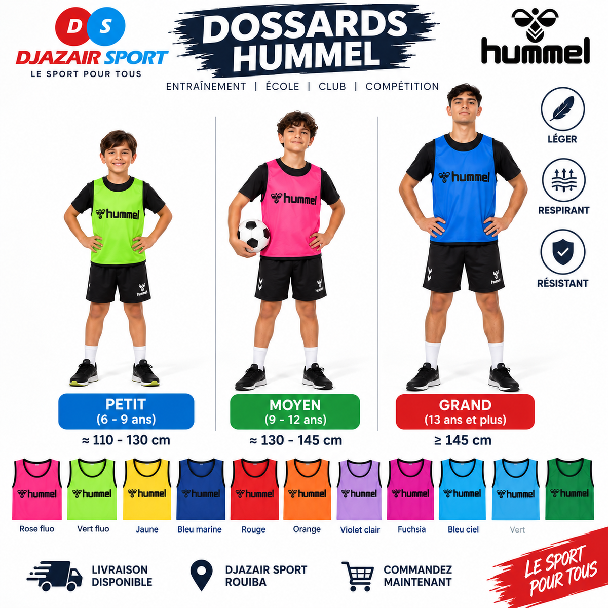 Dossard D'entrainement Enfant Et Adulte