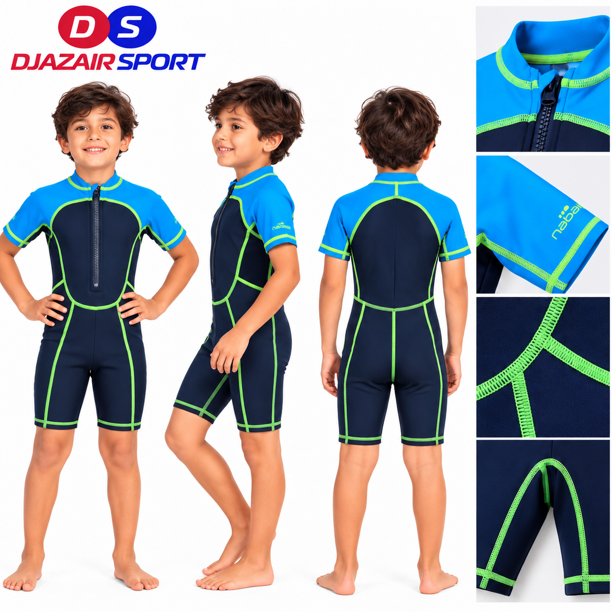 Maillot Combinaison Natation Enfants Nabaiji