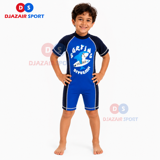 Maillot Combinaison Natation Enfants Shark