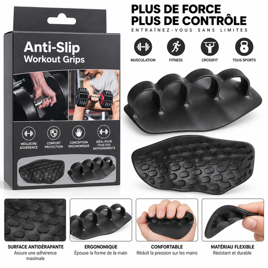 Poignées Antidérapantes Musculation REF-1468