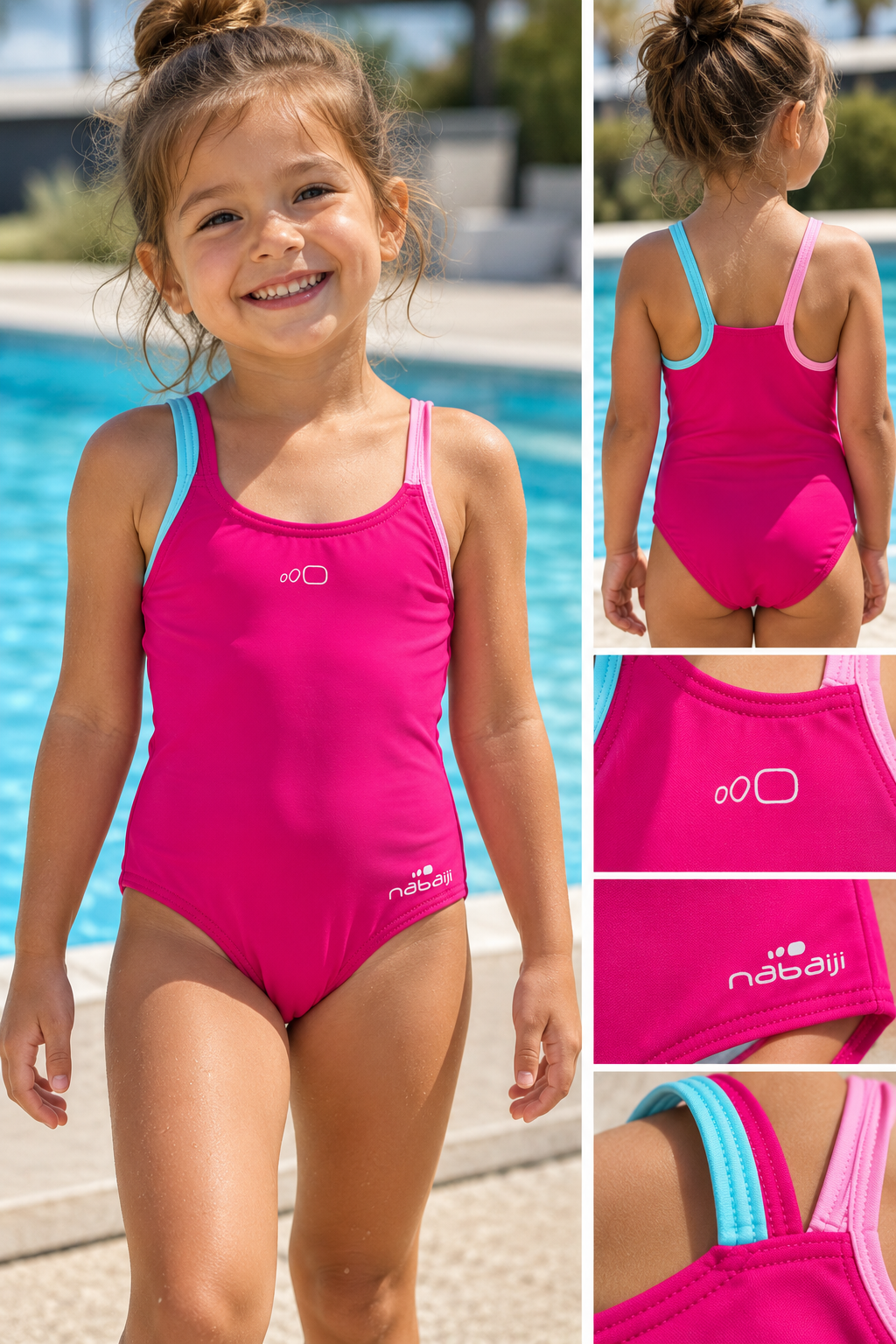 Maillot De Bain 1 pièce Natation Nabaiji