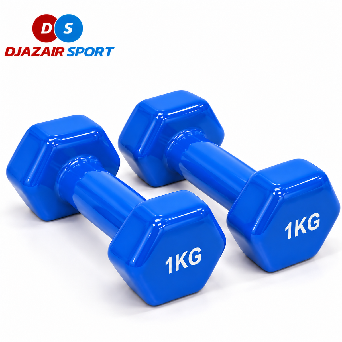 Paire Haltères 1 kg Bleu REF-04013