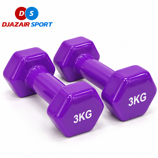 Paire Haltères 3 kg Violet REF-04011