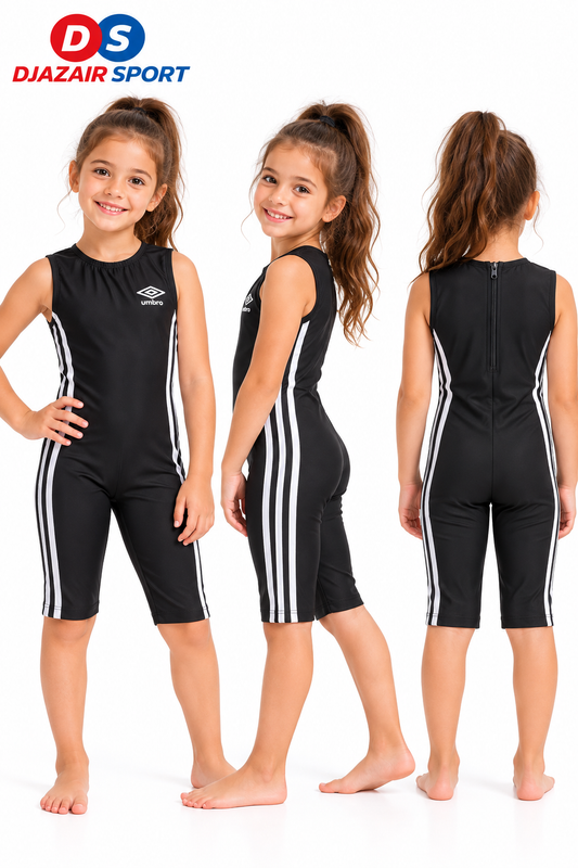 Maillot Sans Manche Natation 2 Bandes REF-6016