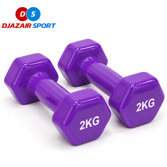 Paire Haltères 2 kg Violet REF-04009